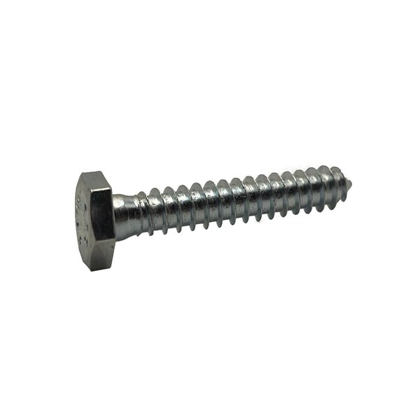 Suburban Bolt And Supply Lag Screw, 1/4 in, 2 in, Zinc Plated Hex Hex Drive A0360160200Z - main